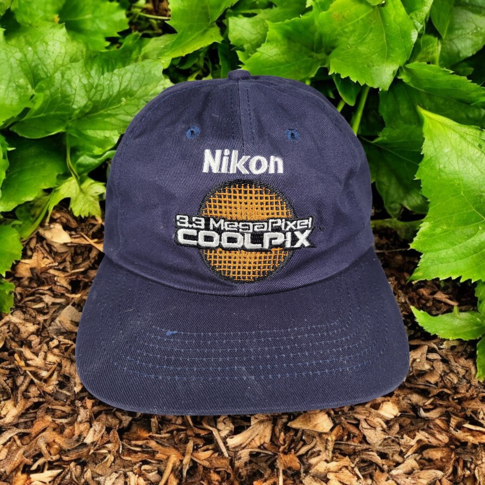 Vintage Nikon Dad Hat Baseball Cap 3.3 Mega Pixel COOLPIX Cap Y2K 2000s Photo