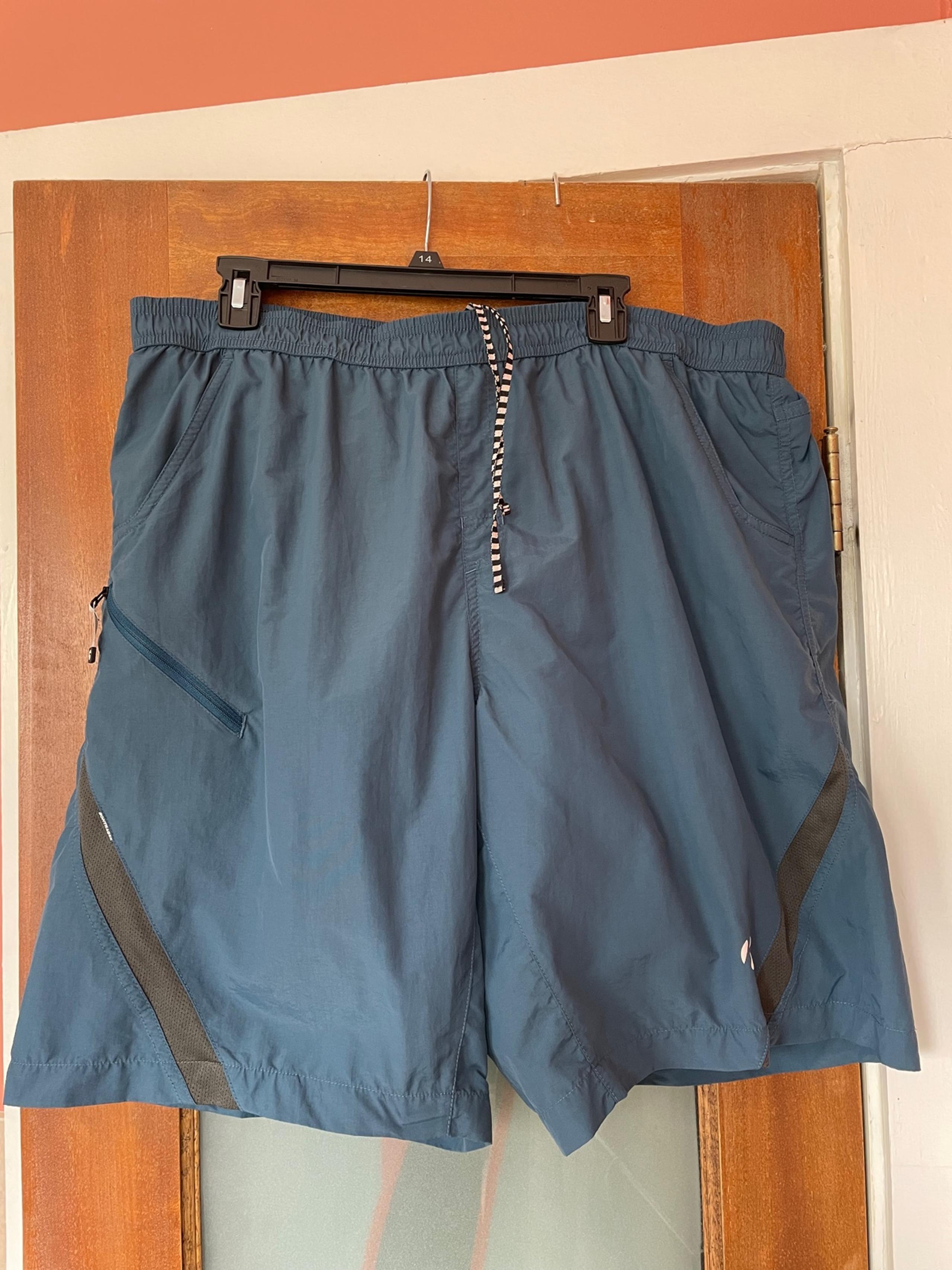 Bontrager Mens 11511 Blue Loose Fit Padded MTB Dual Sport Cycling Shorts 2XL
