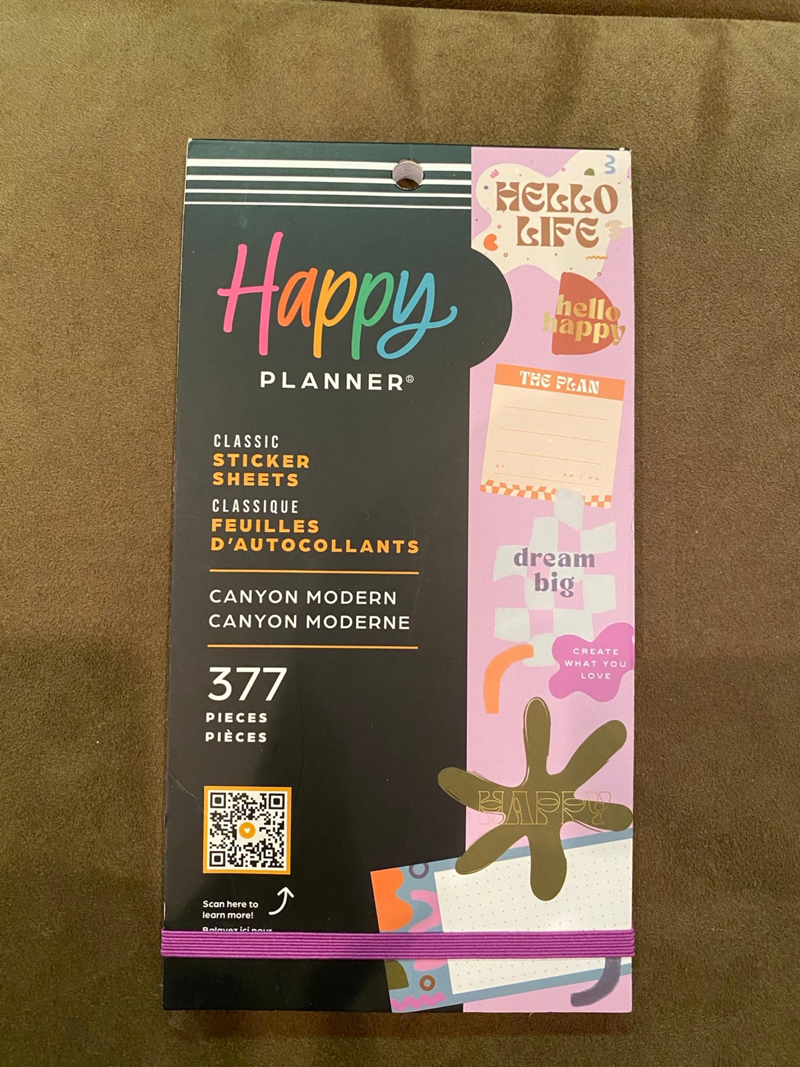 CANYON MODERN 377 Happy Planner Stickerbook NEW