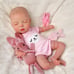 12-Inch Newborn Reproduction Doll - Perfect for Children and Collectors-fkls