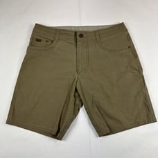 Kuhl Revolvr Shorts Mens 34 Vintage Patina Brown Utility Hiking Outdoors Camping