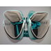 NIB Carlin Roller Derby Elite Driftr Roller Skates 7 Green/Blue