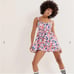 For Love & Lemons Gianna Mini Dress Floral Sleeveless Corset Size Medium