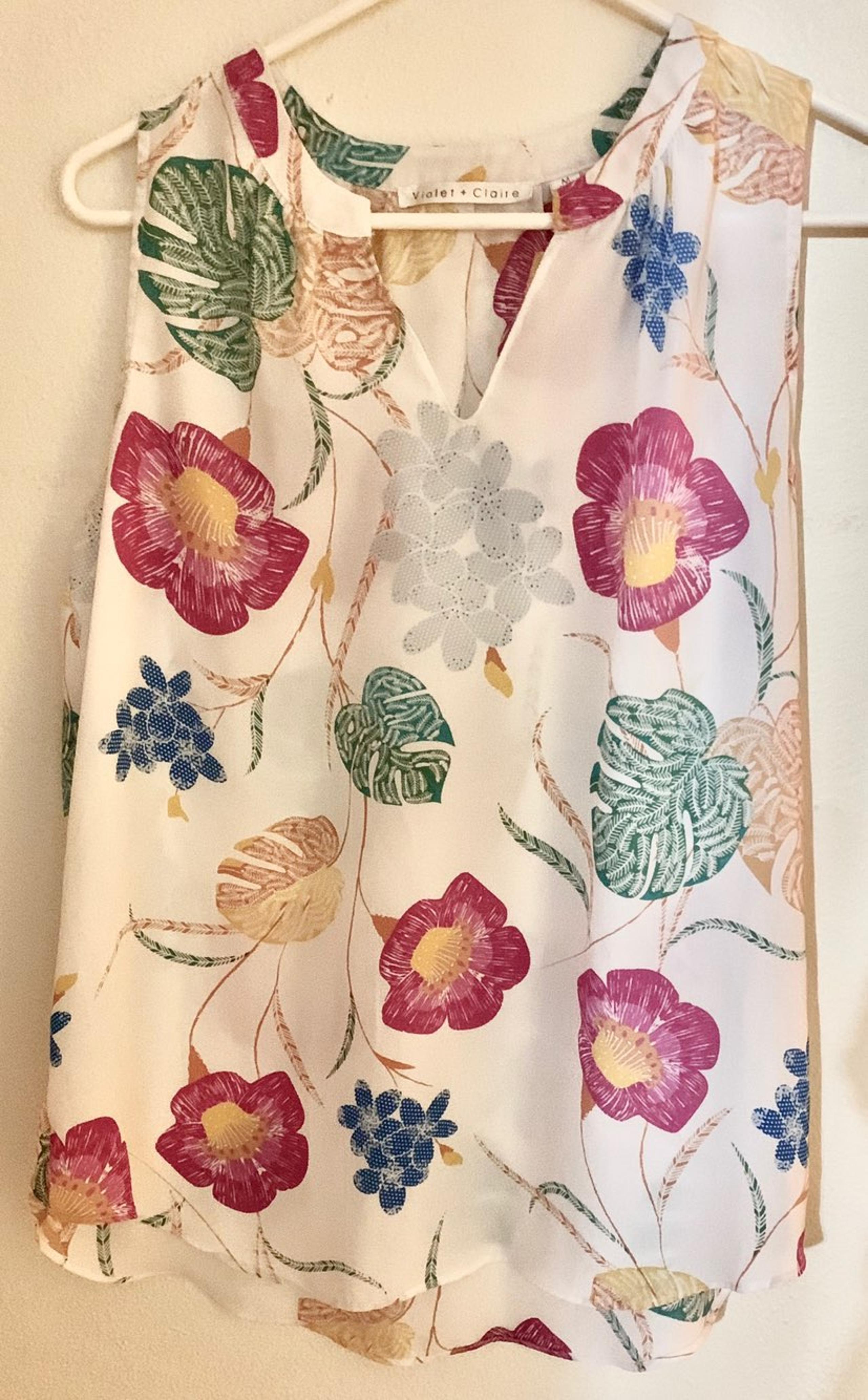 Violet & Claire Floral Tank