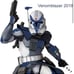 Blue dc-17 blaster pistols set of 2