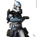 Blue dc-17 blaster pistols set of 2