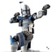 Blue dc-17 blaster pistols set of 2