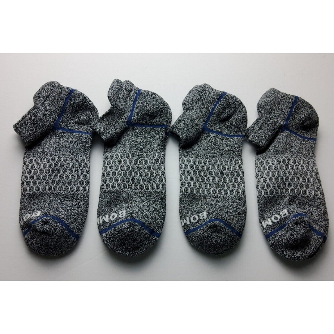 Bombas Marled Ankle Socks Lot Of 4 Size L