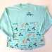Disney Cruise Line Spirit Jersey Blue Mickey Minnie Mouse Australia LARGE - NEW