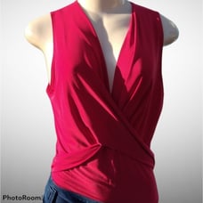 Red Crossover Bodysuit 3X