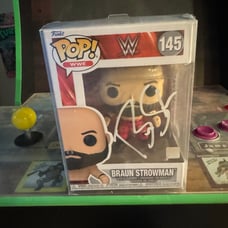 Braun Strowman Autographed Funko Pop