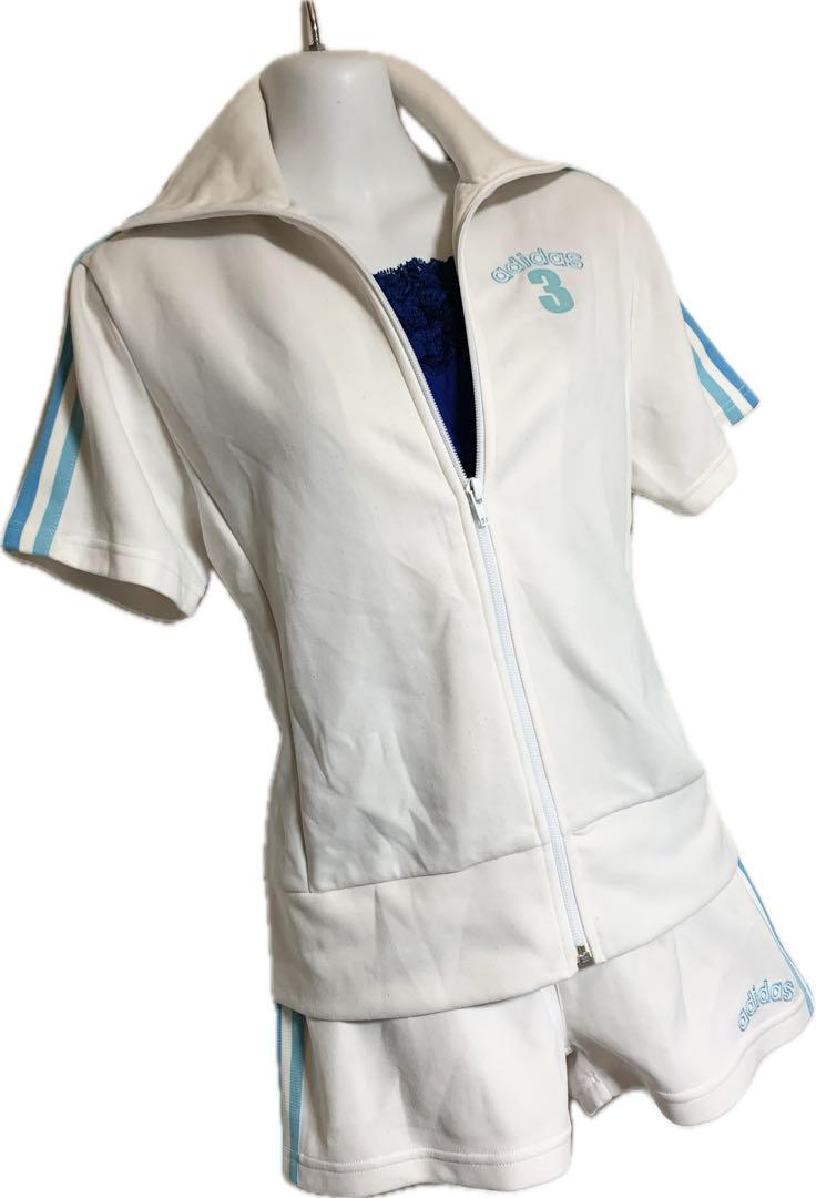 Y2K mcbling adidas track jacket and pants set.