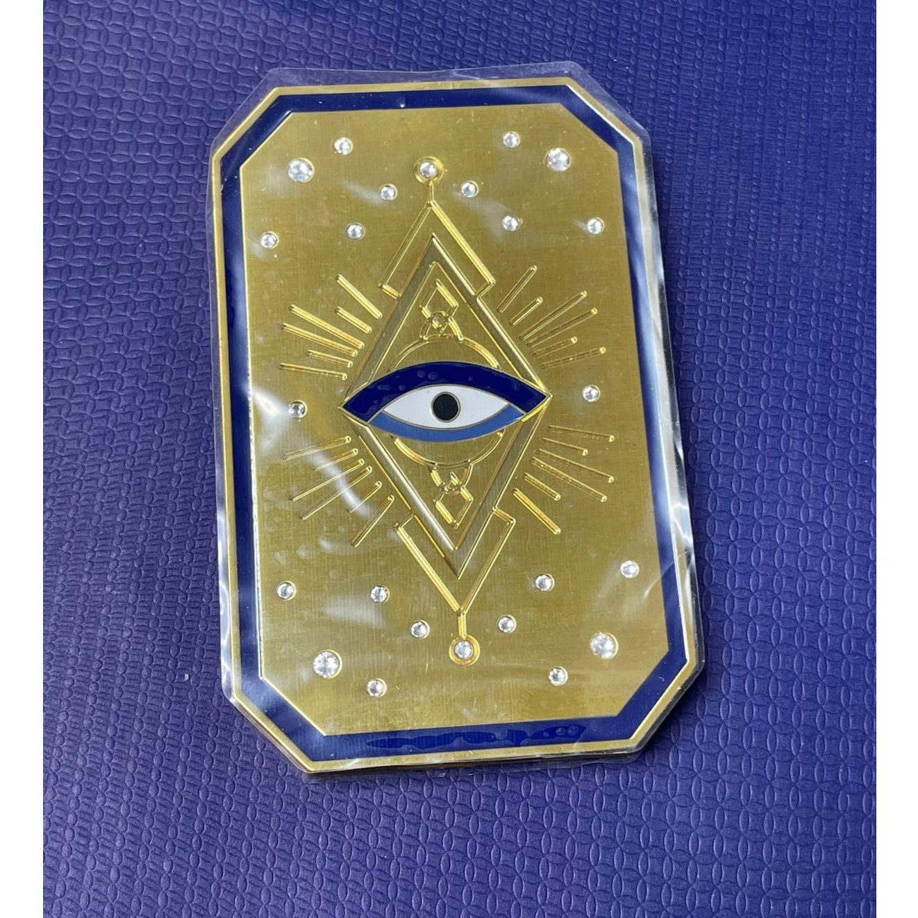 Swarovski Tarot Card Pocket Mirror - detail