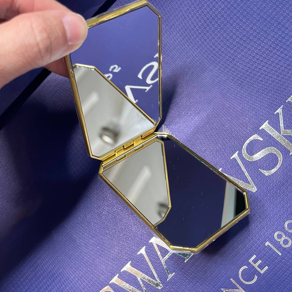 Swarovski Tarot Card Pocket Mirror - detail