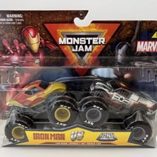Monster Jam Marvel Series 1 Iron Man vs War Machine New Sealed