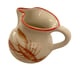Abbiamo Tutto Italy Handpainted Lobster Small Water Pitcher Jug Cream Red 7