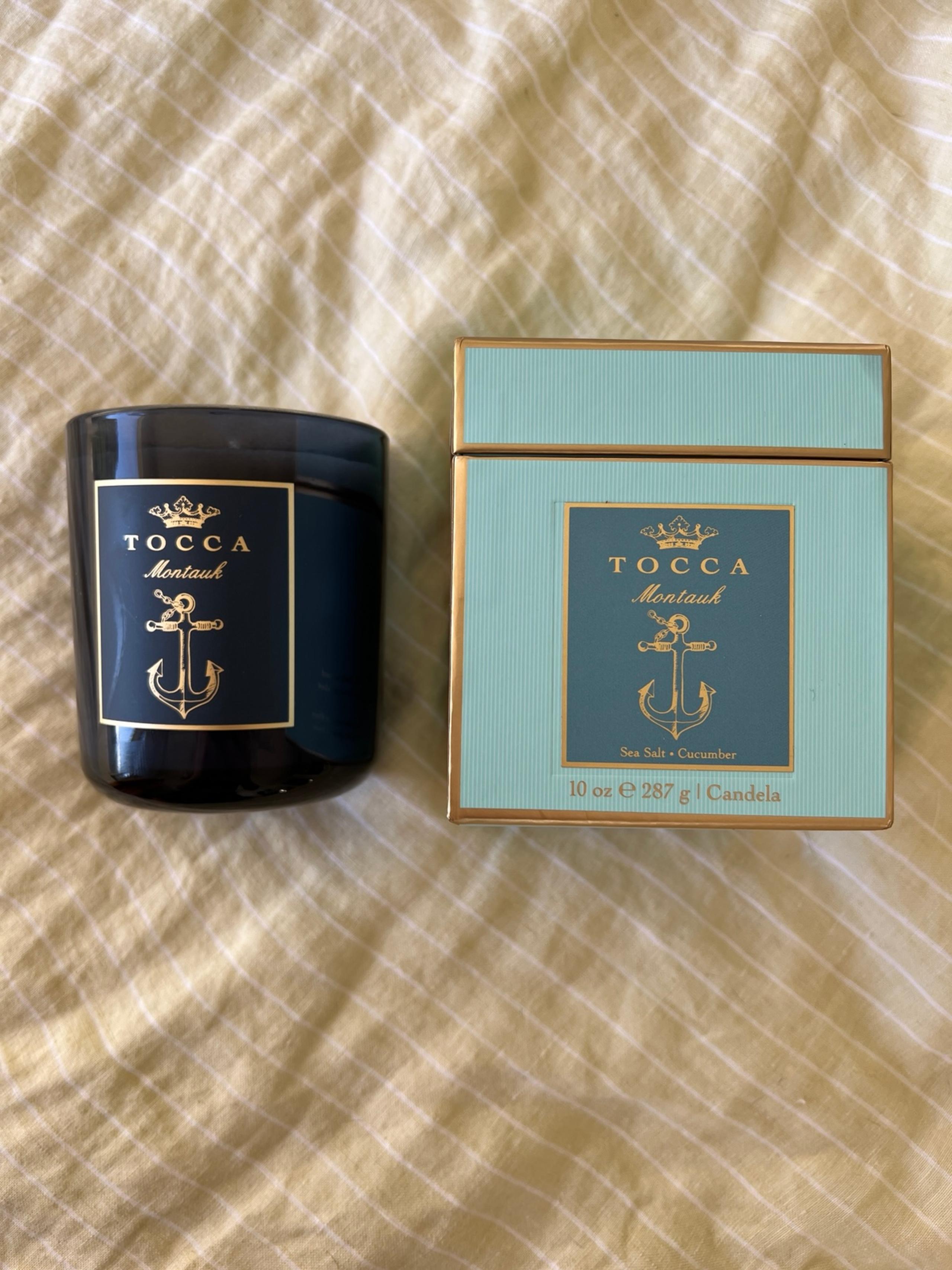 Brand New TOCCA Montauk Sea Salt + Cucumber Candle
