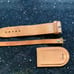 Louis Vuitton 3 pc luggage bag tag, strap, poignet set vachetta leather
