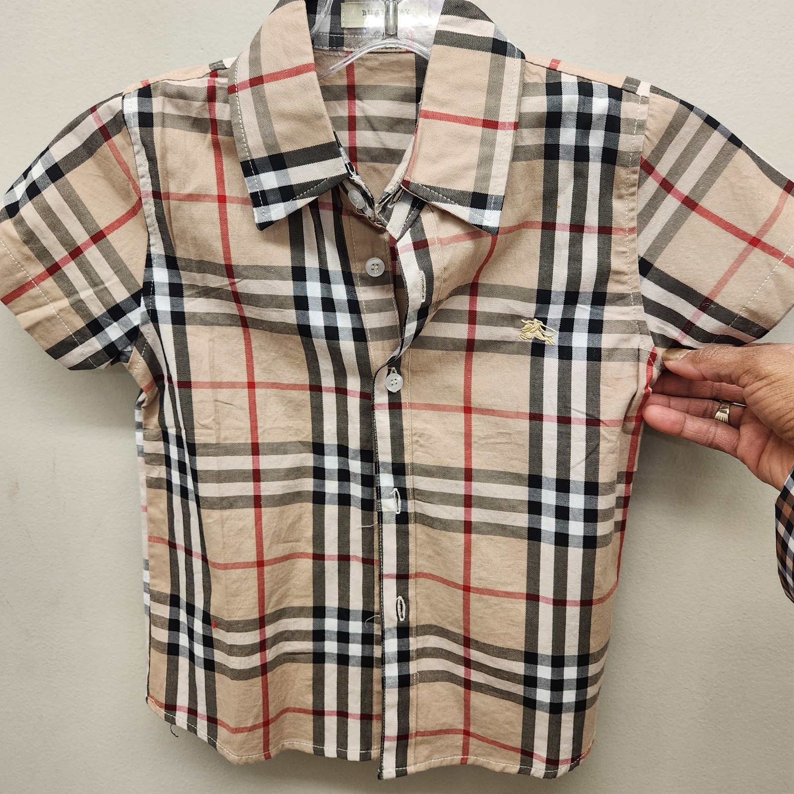 Toddler Burberry Check Signature Shirt