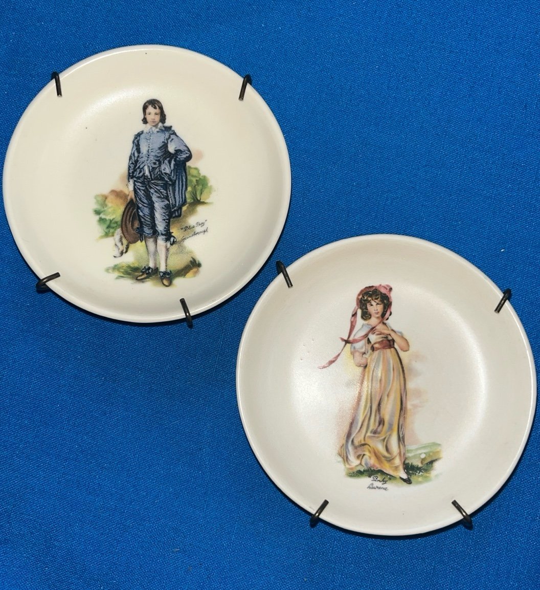 Vintage Mini Decorative Plate Set