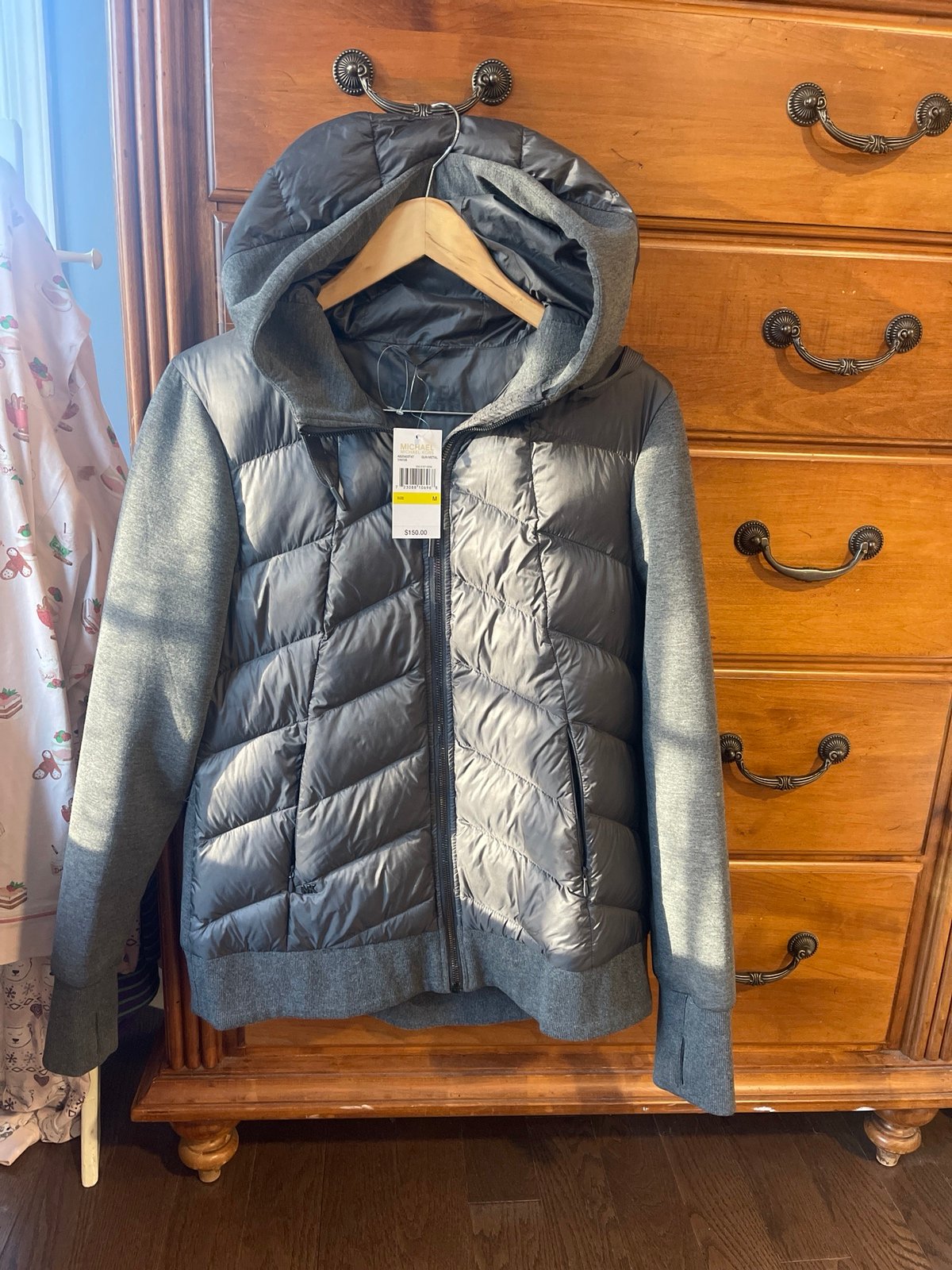 puffer down, jacket women, Michael Kors, sz M, NWT
