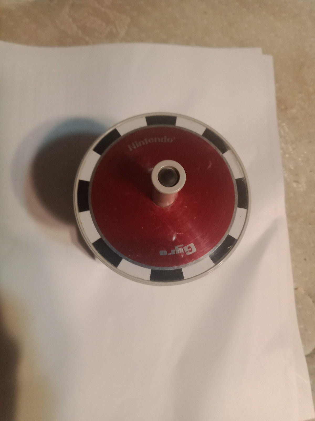 Vintage 1985 Nintendo  Original Red Gyro Spinner for Rob the Robot