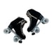 Moxi Panther Quad Roller Skate by Riedell Black Suede 5