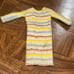 Vintage Barbie #3689 Striped Doll Dress Rare Doll not included