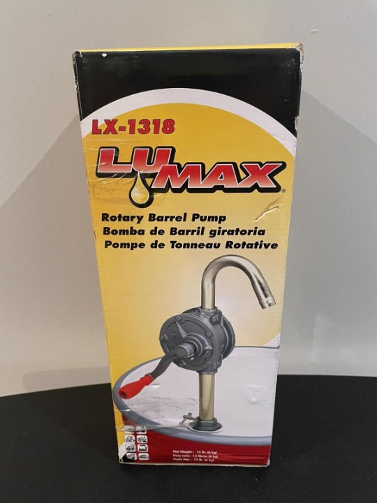 Lumax Gray LX-1318 Rotary Barrel Pump for hot transferring Non-Corrosive Petroleu...