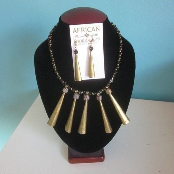 Swahili Imports Fair Trade Necklace & Earrings from African Adornments