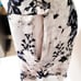 Witchery boho floral fluted hem fit & flare above knee gauzy skirt size 10