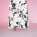 Witchery boho floral fluted hem fit & flare above knee gauzy skirt size 10