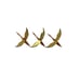 Set 3 Vintage Flying Geese Ducks Wall Art Decor MCM Metal & Brass Nice! 15”