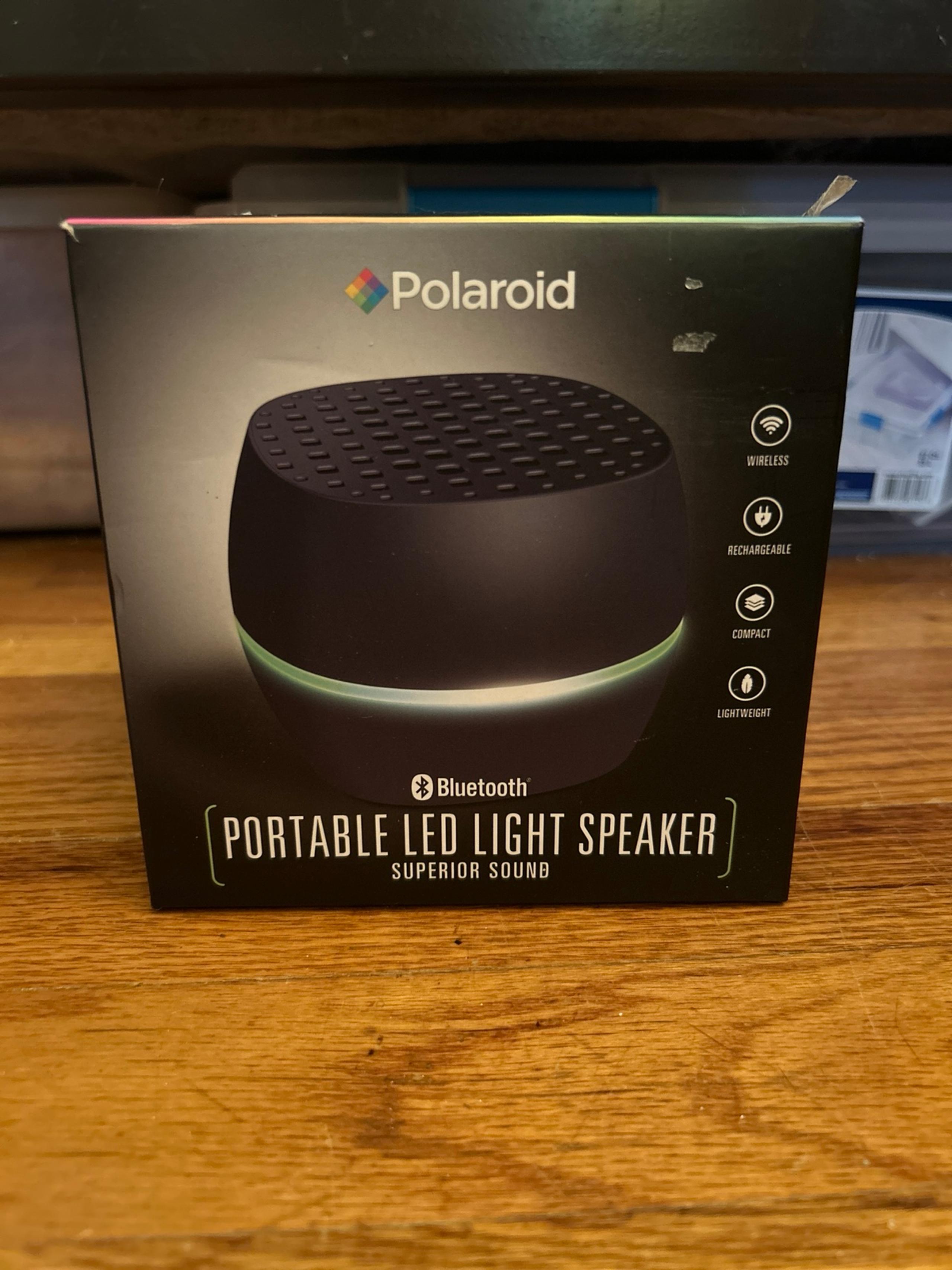 Polaroid bluetooth portable led Speaker
