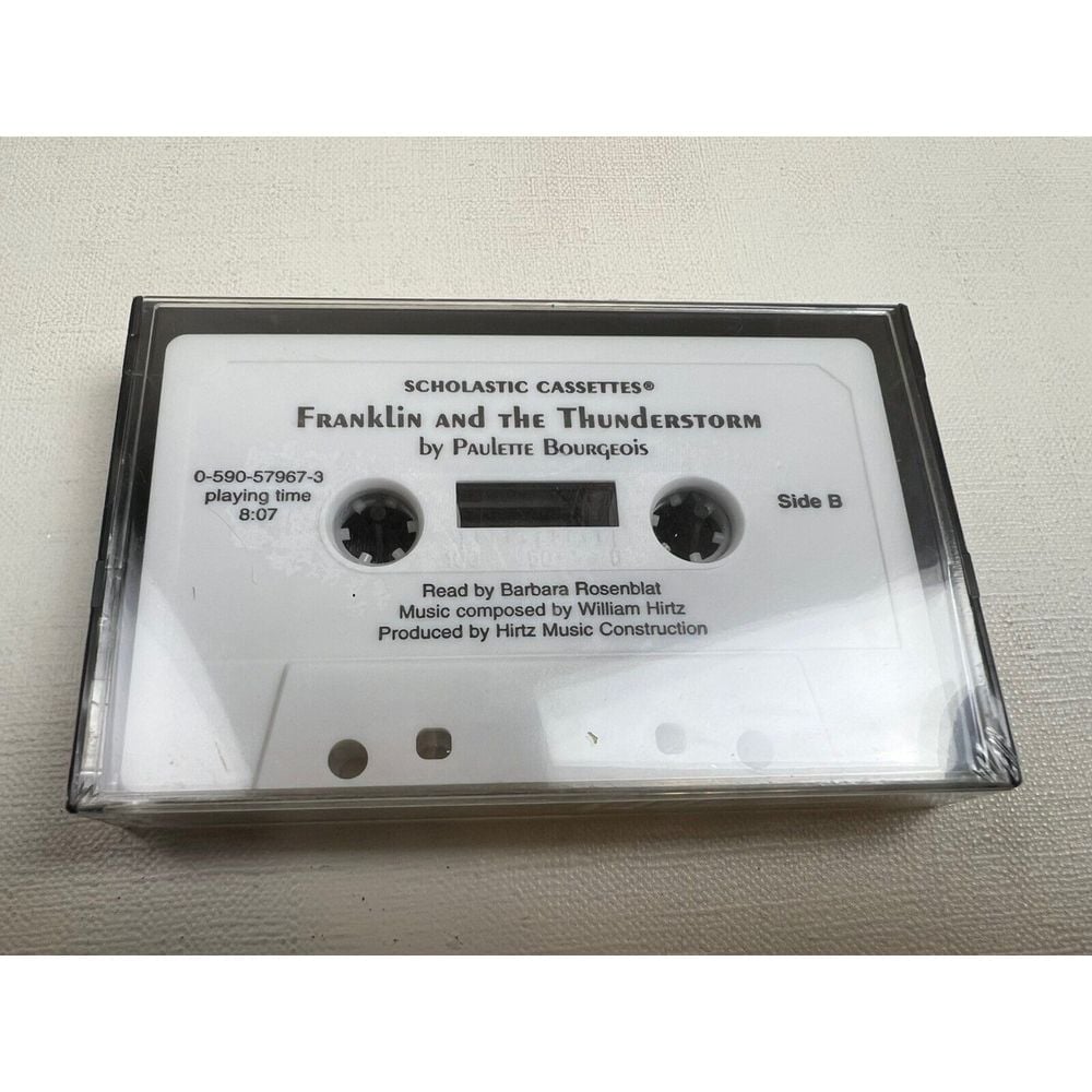Franklin & the thunderstorm 1998 Scholastic Audio Book Cassette Tape Vtg C1C