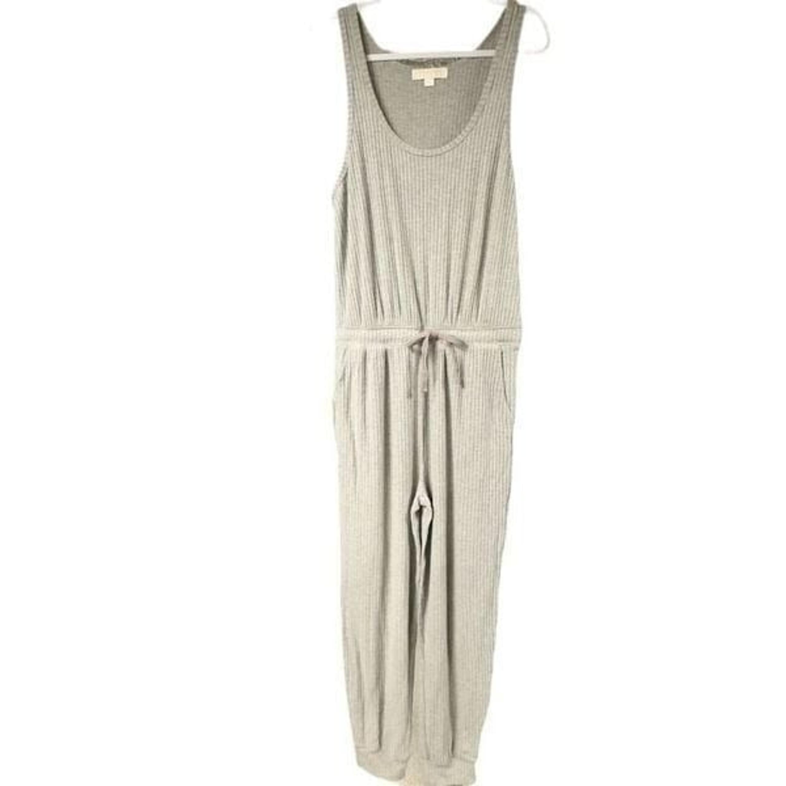 Spiritual Gangster Women's Gray Jogger Jumpsuit Size M Sleeveless