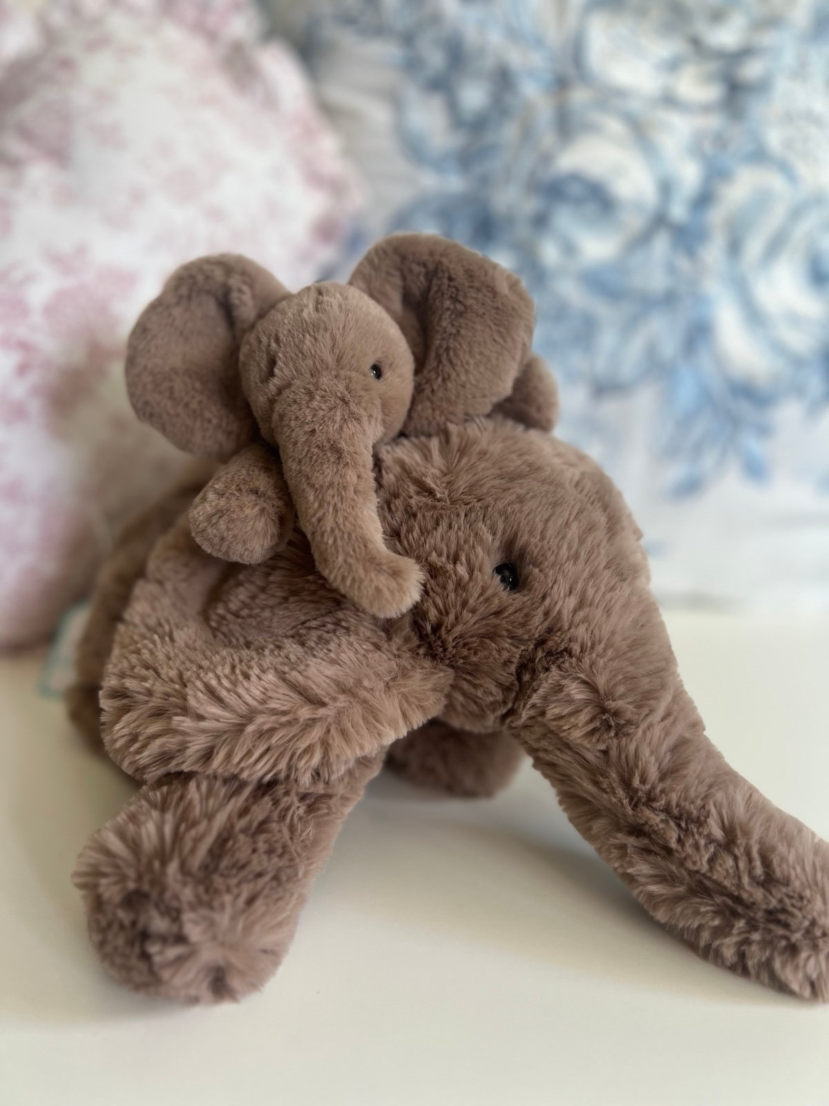 Jellycat Smudge Elephant Bundle BNWT Medium and Tiny Sizes - Bundle & Save