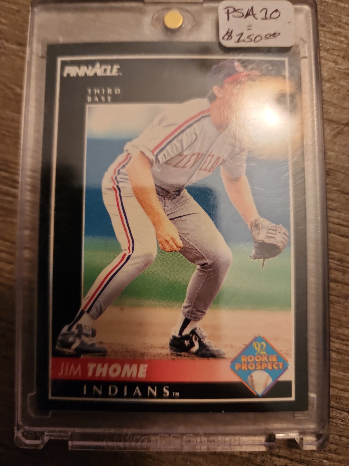 1992 Fleer Jim Thome rookie card mint+ condition