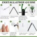 2 Pcs Hanging Planters with Artificial Plants Metal Hanging Vase