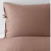 IKEA PUDERVIVA 100% Linen Duvet Cover Set KING Size. Dark Pink / Dusty Rose