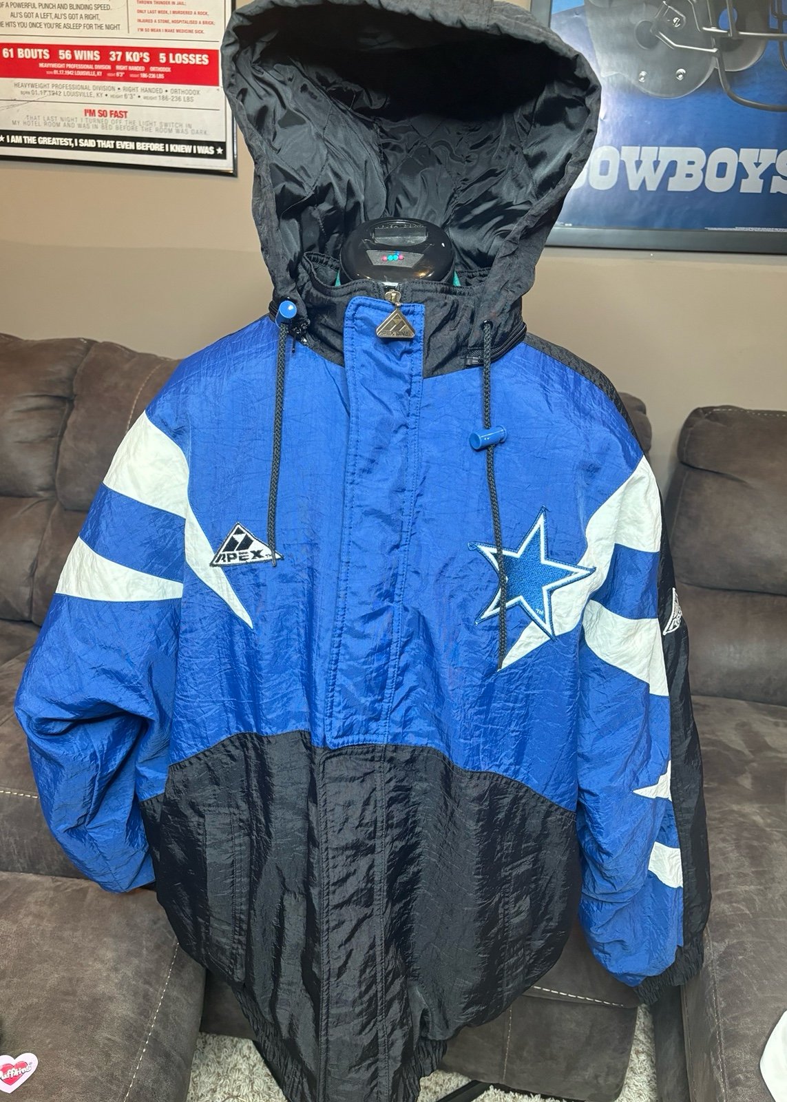 Vintage 90s Dallas Cowboys Apex NFL Jacket XL