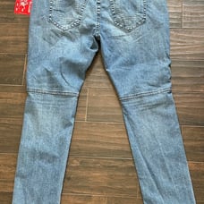 True Religion Men's Rocco Relaxed Skinny Jeans Blue Denim Size W44 L33 - New