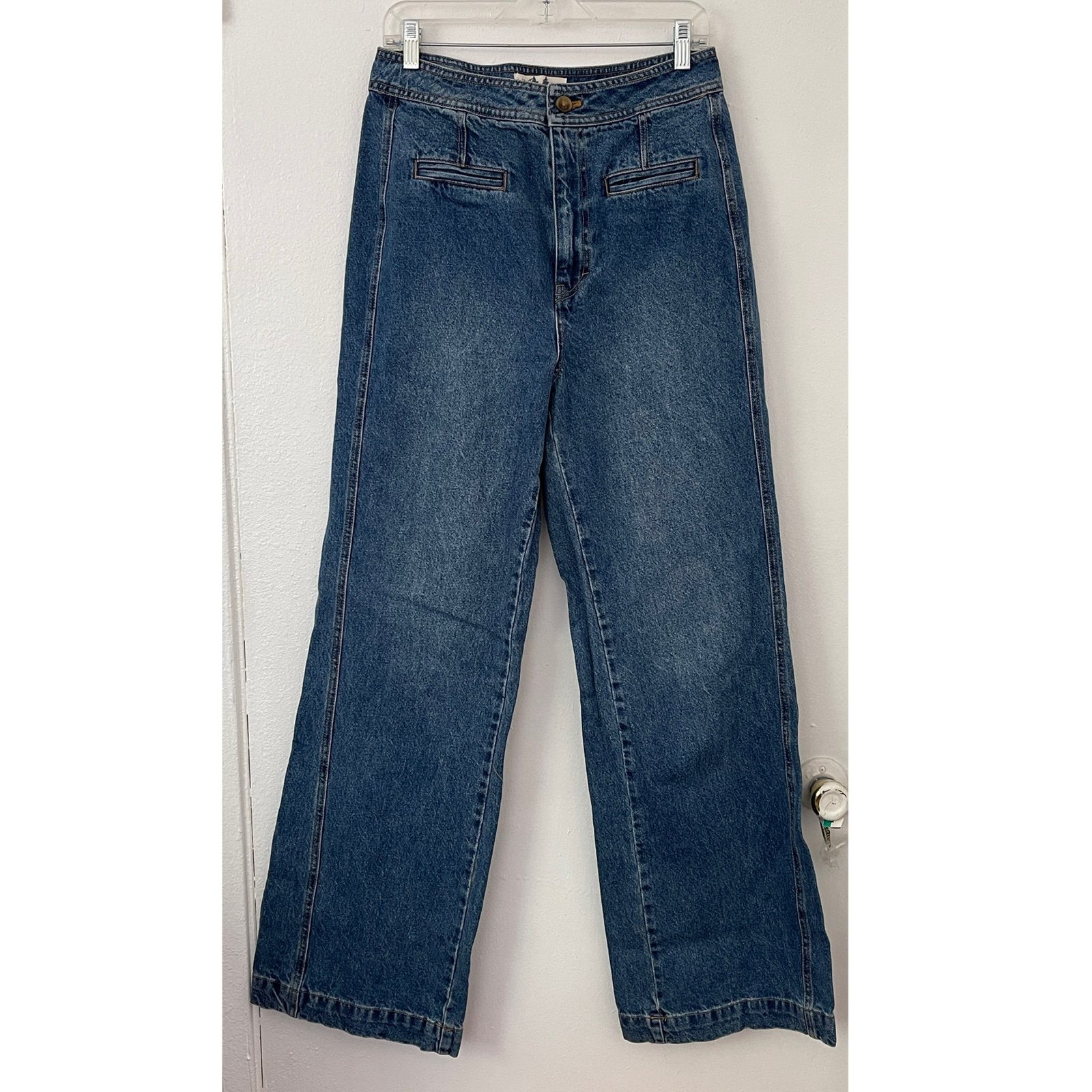We The Free Denim Jeans Wide Leg Relaxed