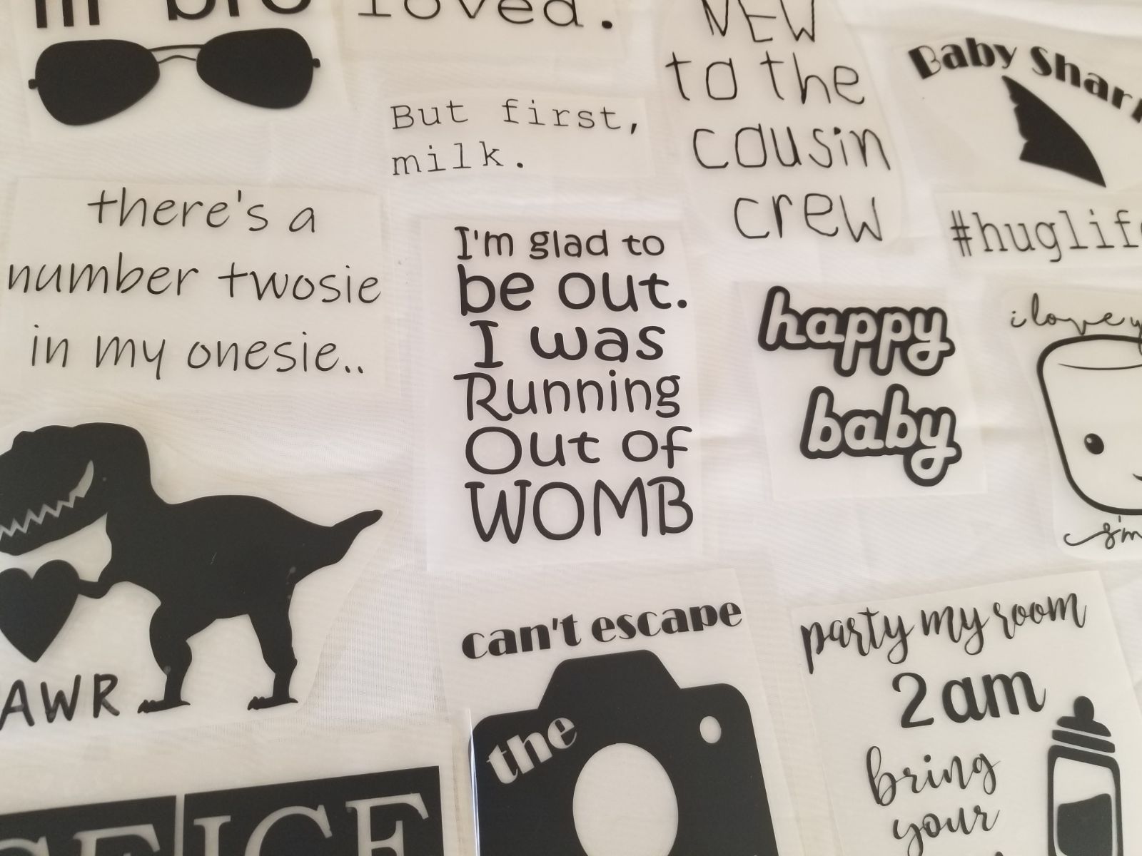 SKVK Baby Shower Onesie Decorating Kit