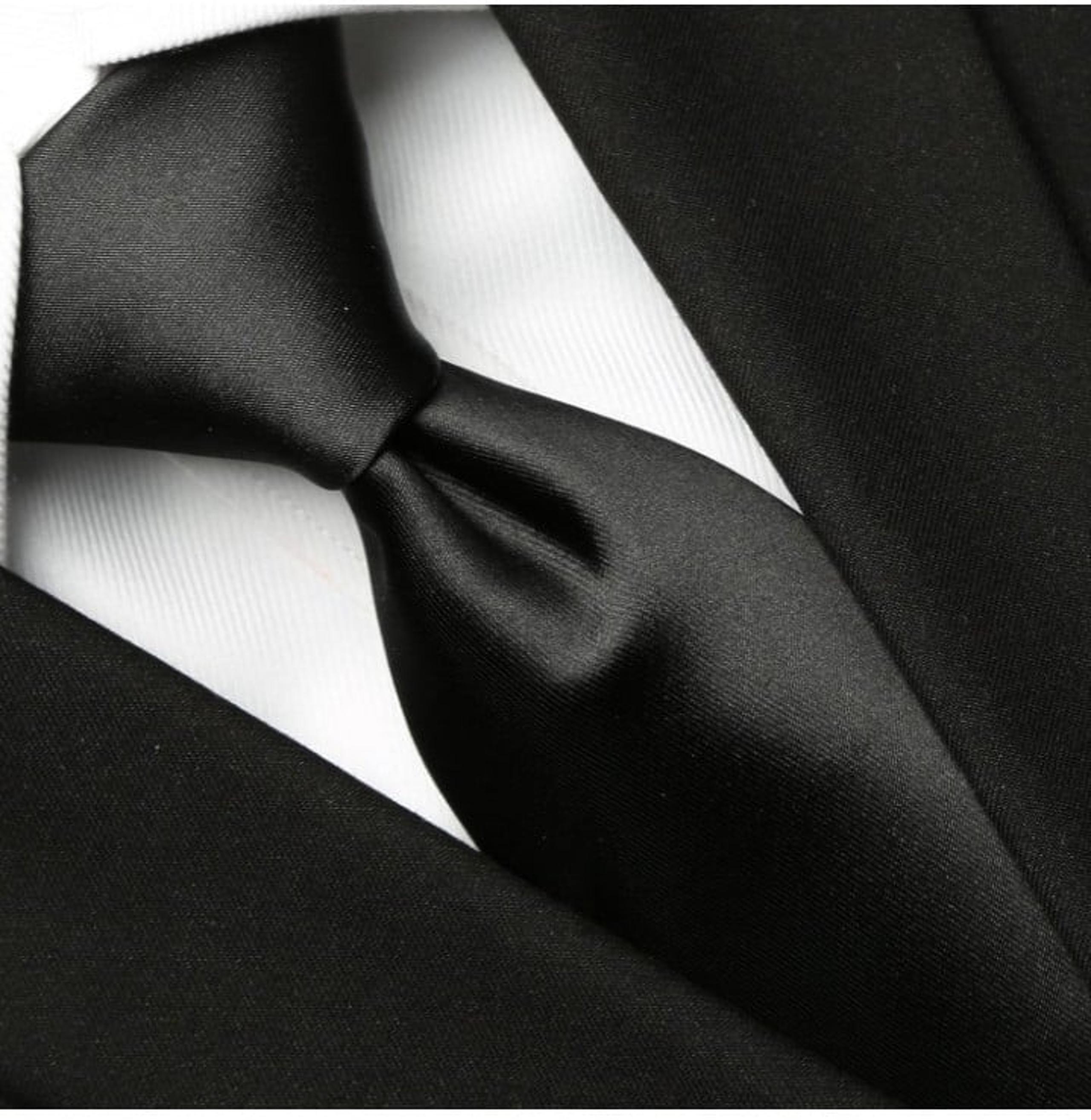 Men's Solid Satin Tie Pure Color Necktie Men's Tie.