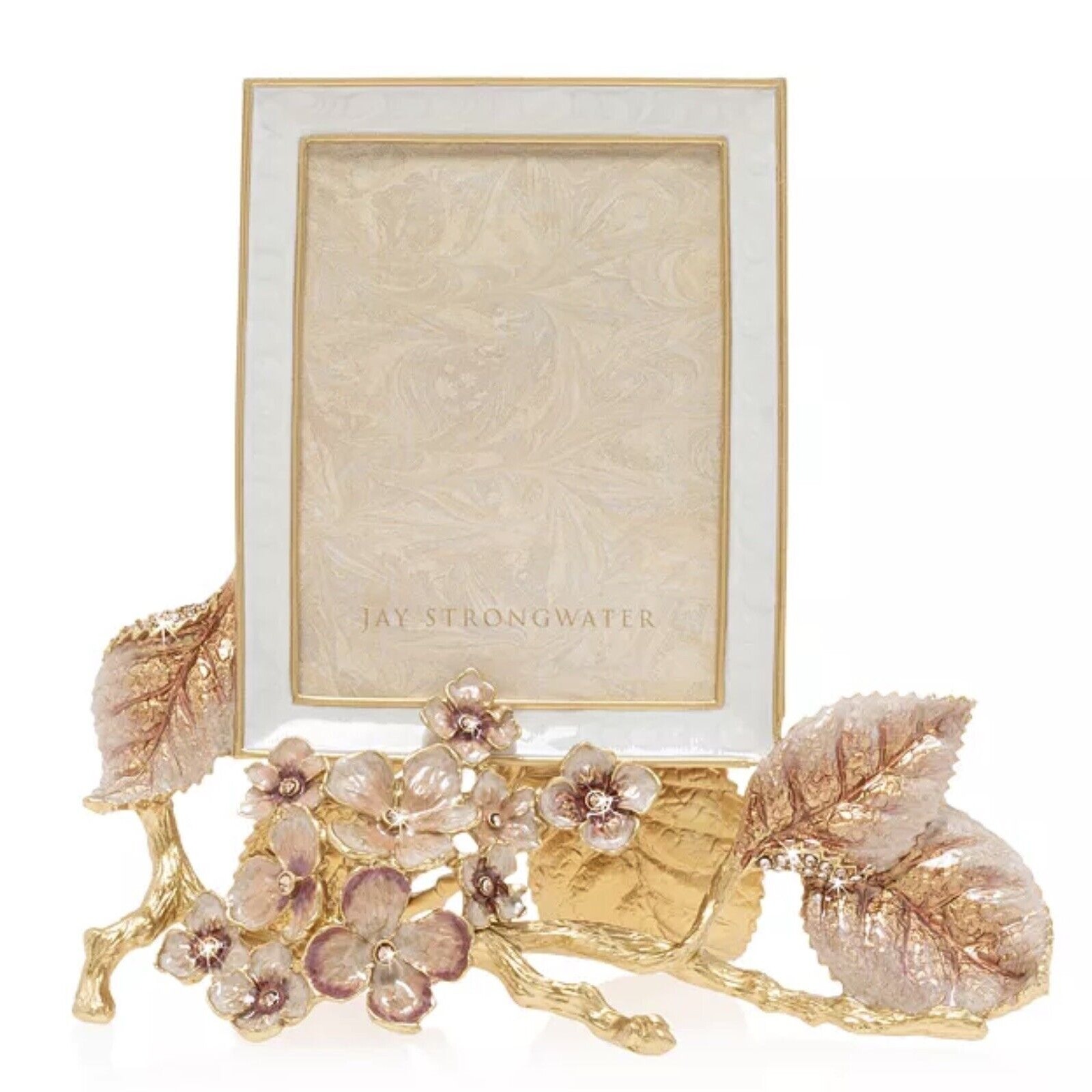 JAY STRONGWATER COLBIE HYDRANGEA 3x4 FRAME- BOUDOIR #SPF5828-281 BRAND NIB F/SH