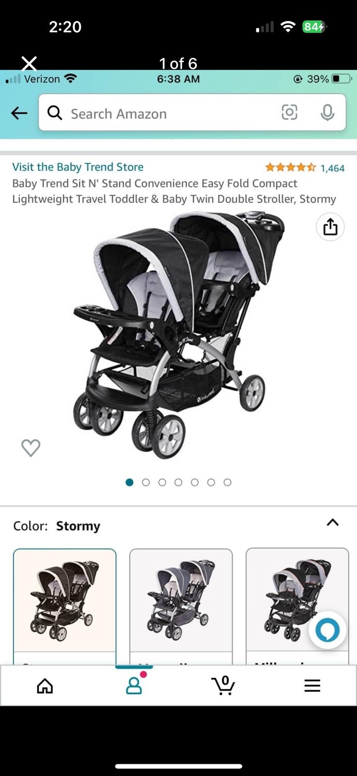 Baby Trend Sit N' Stand Convertible Multi-Use double stroller