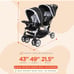 Baby Trend Sit N' Stand Convertible Multi-Use double stroller