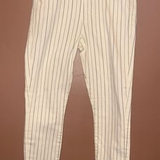 Citizens of Humanity Rocket Crop High Rise Skinny Womens 28 Striped Denim Jeans