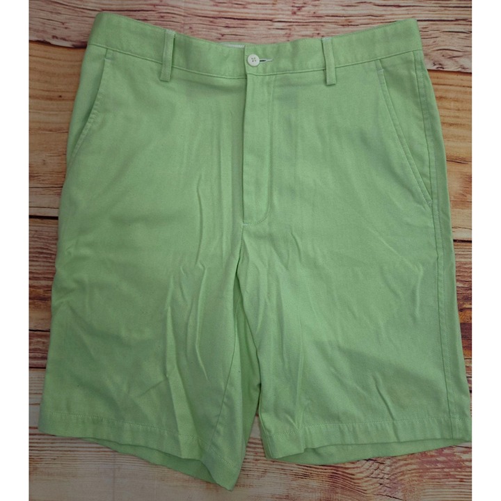 FootJoy FJ Mens Green Nylon Golf Shorts Size 32